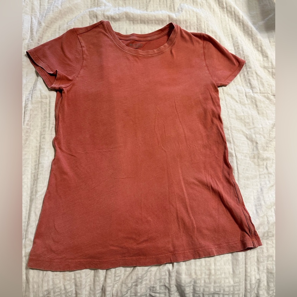 Athleta Rust Short Sleeve Tee